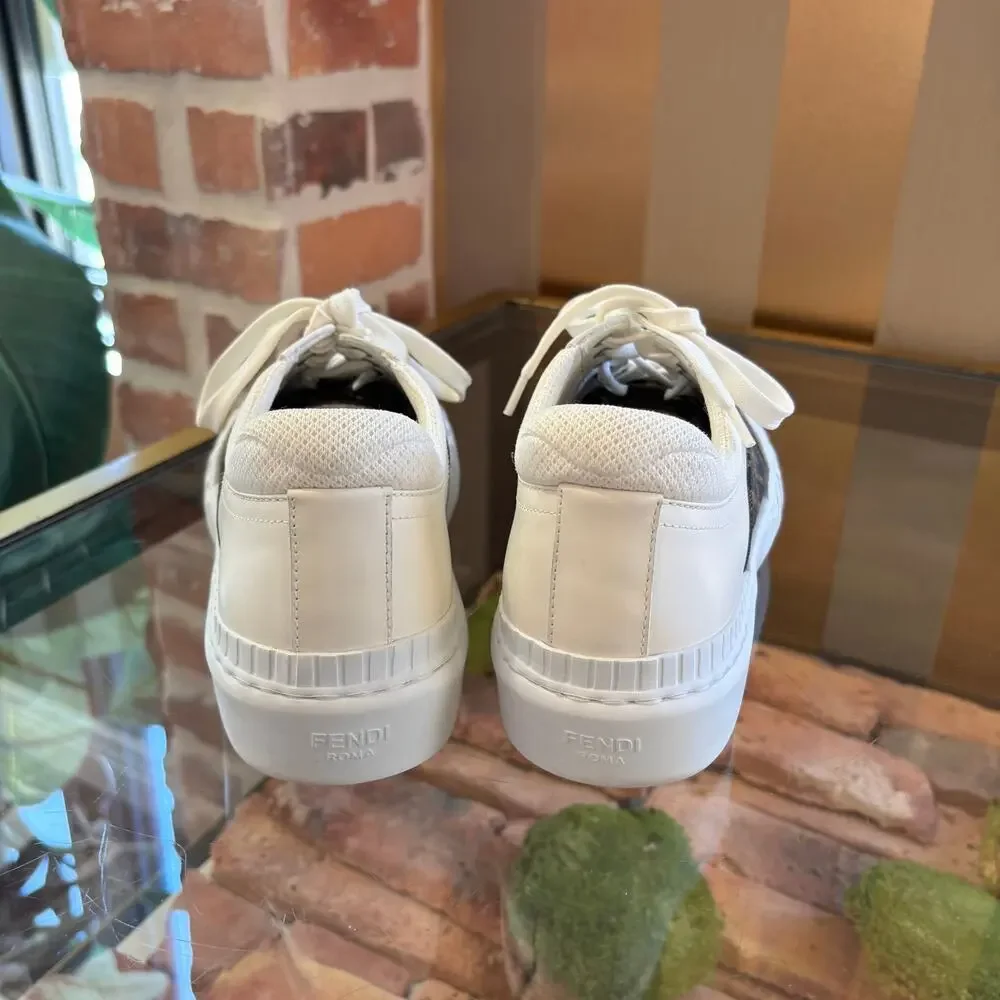 FENDI Force Lace-up Sneakers SZ 39